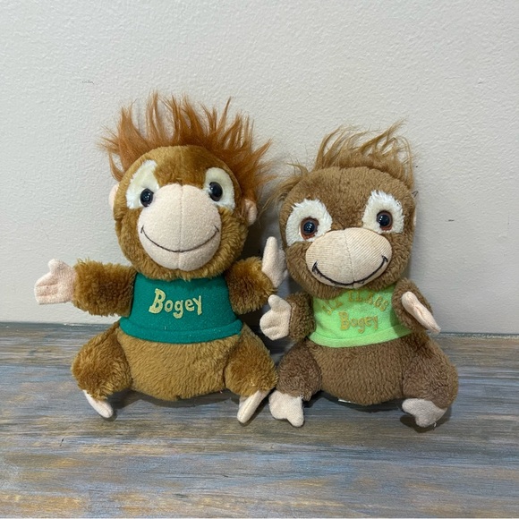 The Shirttails Vintage Bogey Animal Plush Bundle Of 2 Collectible Unisex - Picture 1 of 7